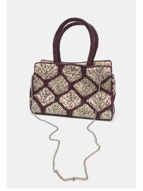 ZARA BEADED AND SEQUIN BAG